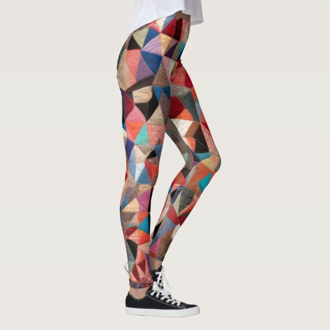 Leggings Crazy Quilt Design (Derecha)