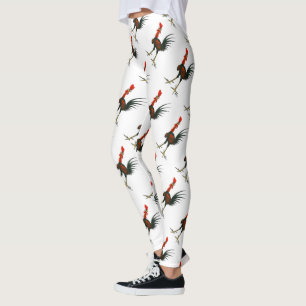 Leggings Crazy Rooster