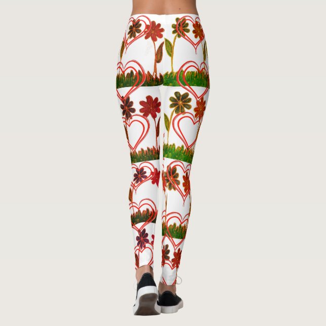 Leggings Crea Tu Propia Bonita Ropa Floral Hermosa (Reverso)