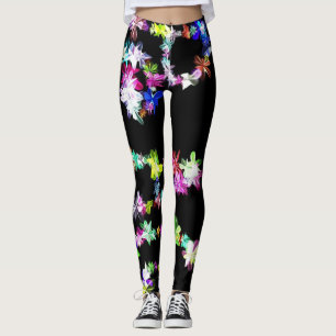 Leggings Crea tu propia bonito brillante y colorida
