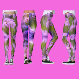 Leggings Crea tu propia flor de yoga Personalizado en