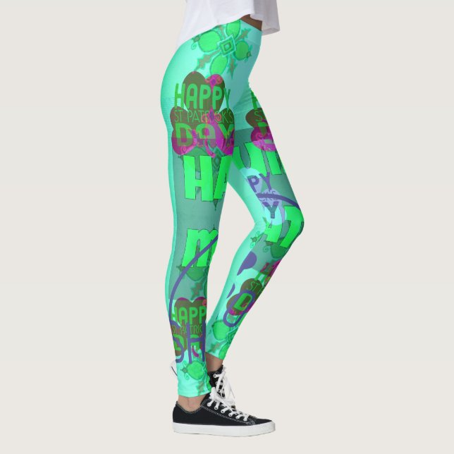Leggings Crea tu propia flora de Saint Patrick Text (Derecha)