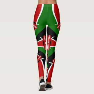 Leggings Crea tu propia ropa con la bandera keniana