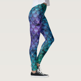 Leggings Crea tu propia sirena de pescado personalizada Per