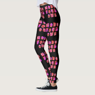 Leggings Crea tu propia y colorida bonito linda