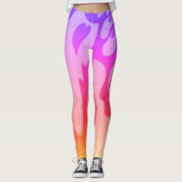 Leggings Crea tu propio Basic Lovely Purple Hearts