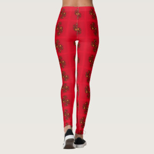 Leggings Crea tu propio bonito inspirado en rojo inteligent