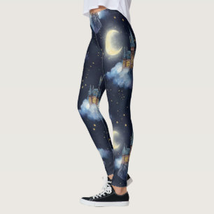 Leggings Crea Tu Propio Castillo Mágico de la Luna Crecient