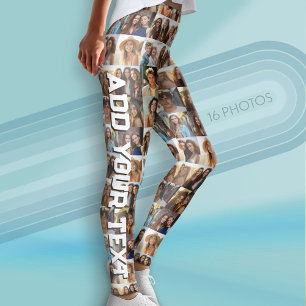 Leggings Crea tu propio Collage de fotos - 16 fotos