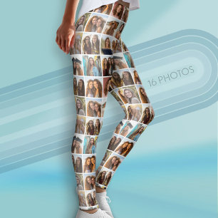Leggings Crea tu propio Collage de fotos - 16 fotos