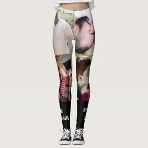 Leggings Crea tu propio collage de fotos 4 fotos