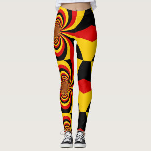 Leggings Crea tu propio color de bandera nacional de Aleman