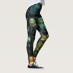 Leggings Crea tu propio jardín de gatos de fantasía caprich