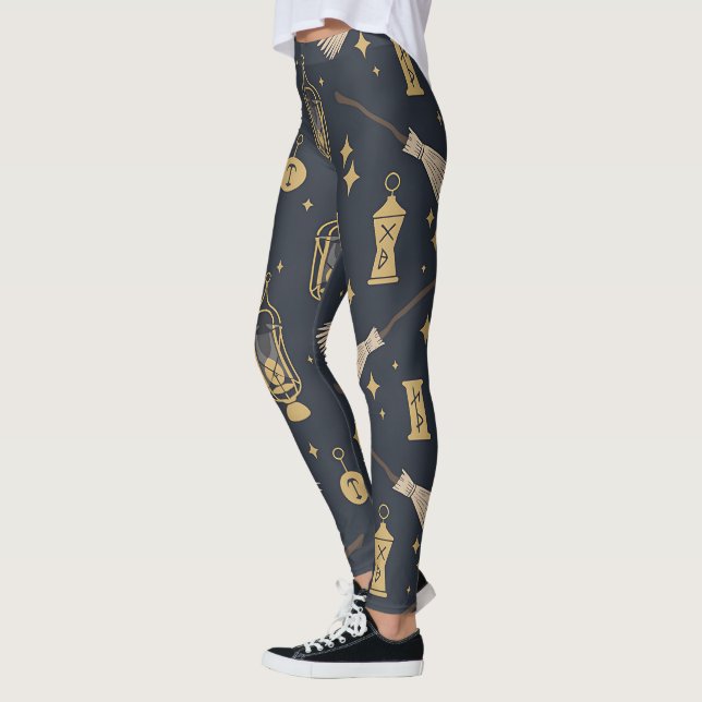Leggings Crea tus propias escobas de linternas celestiales  (Izquierda)