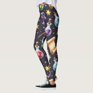 Leggings Crea tus propios rollos de pociones de brujo lindo