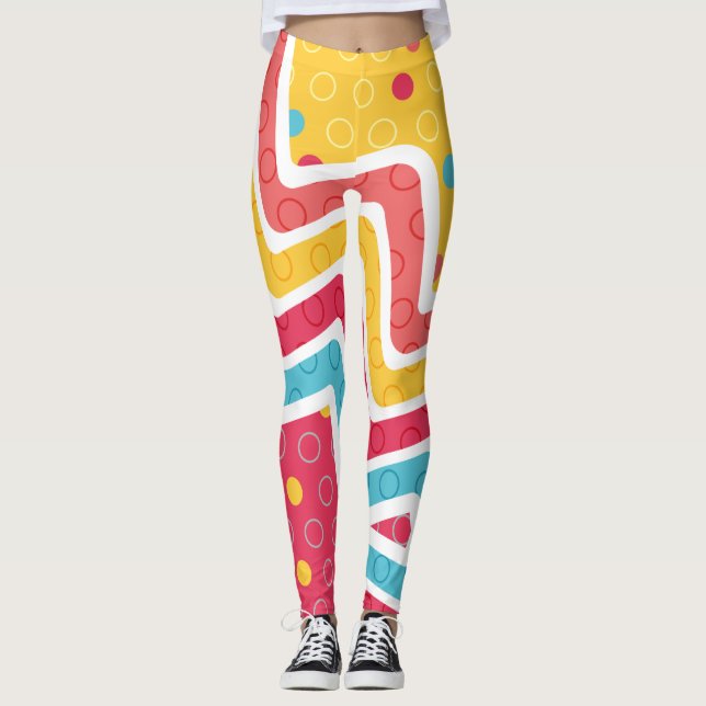 Leggings Creación de Figura Geométrica (Anverso)