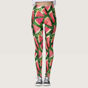 Leggings Creación de patrón de sandía