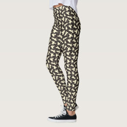 Leggings Creamy Ghosts - Patrón de Halloween.