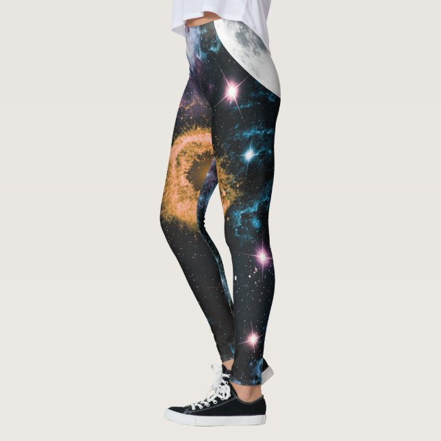 Leggings Crear su propio logotipo personalizado de diseño e (Izquierda)