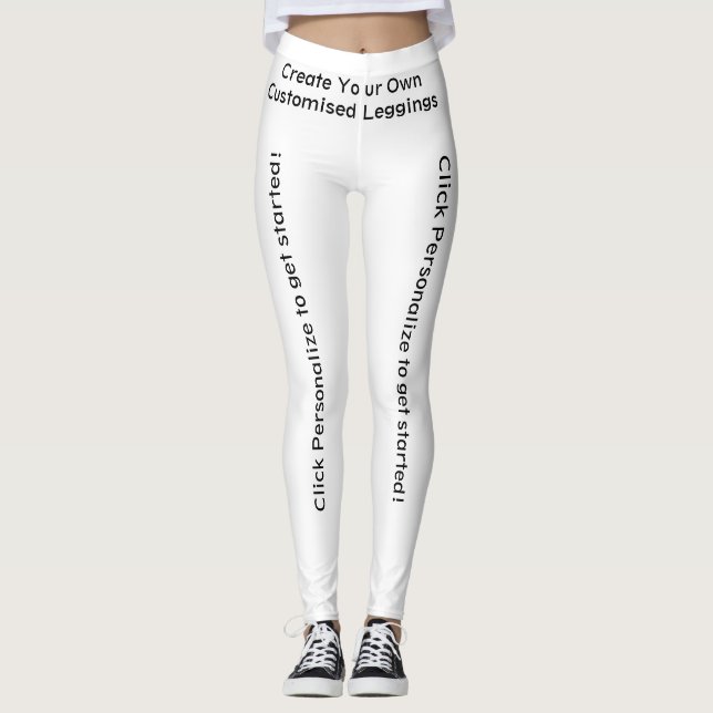 Leggings Crear su propio personalizado personalizado (Anverso)