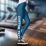 Leggings Crear su propio texto Personalizado<br><div class="desc">Cree Sus Propias Leyendas De Texto Personalizado.</div>