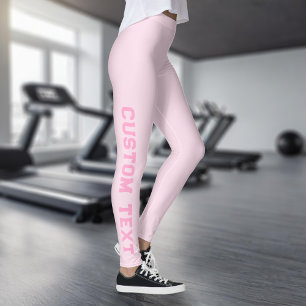 Leggings Crear su propio texto Personalizado