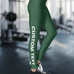 Leggings Crear su propio verde Personalizado<br><div class="desc">Cree Sus Propias Leyendas Verdes Personalizados.</div>
