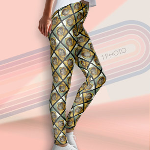 Leggings Crear un Collage de fotos Personalizado con 1 foto