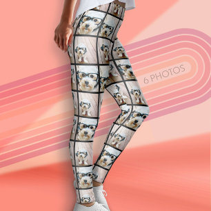 Leggings Crear un Collage de fotos Personalizado con 6 foto