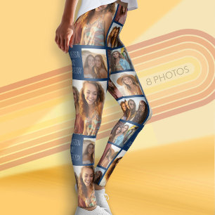 Leggings Crear un Collage de fotos Personalizado con 8 foto