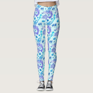 Leggings Creatividad de hadas púrpura de Sirena