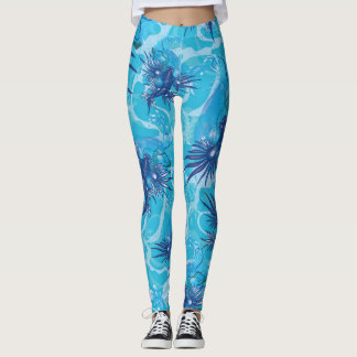 Leggings Creatura marina del Dragón Azul