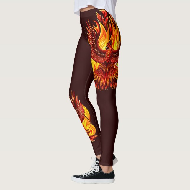 Leggings Creatura mitológica inmortal de Phoenix (Izquierda)