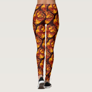 Leggings Creatura mitológica inmortal de Phoenix
