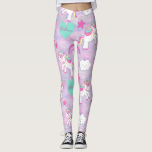 Leggings Creer en rosa de Unicornios