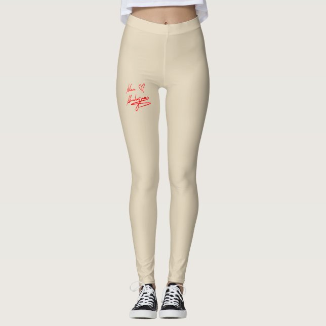 Leggings Crema de Signatured (Anverso)