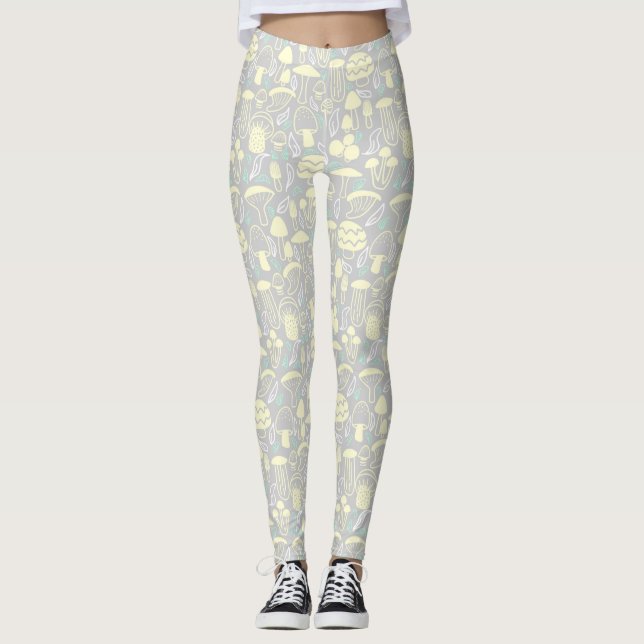 Leggings Crema gris hongo (Anverso)