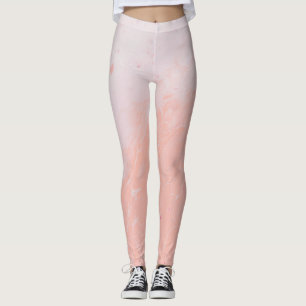 Leggings crema rosa
