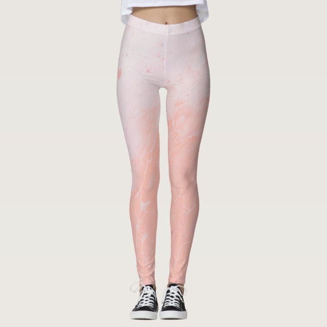 Leggings crema rosa (Anverso)