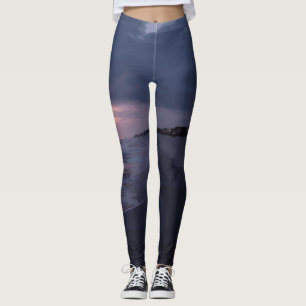 Leggings Crepúsculo en la orilla del mar