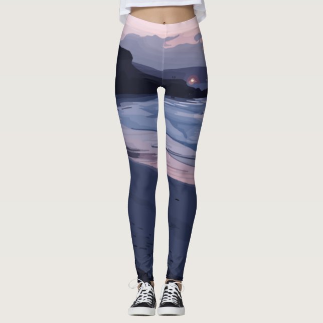 Leggings Crepúsculo marino (Anverso)