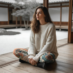 Leggings Criaturas del arte del tatuaje japonés