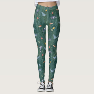 Leggings Criaturas del Océano (Ballena, Pulpo & Tiburón)