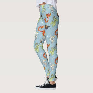 Leggings Criaturas Mágicas Patrón Antiguo