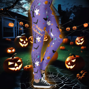 Leggings Criaturas y dulces divertidos de Halloween