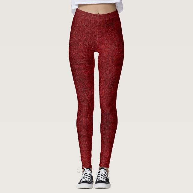 Leggings Crimson Canvas (Anverso)