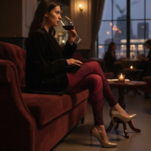 Crimson Flame Abstract