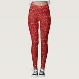 Leggings Crimson Sparkle Leging