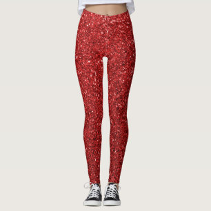 Leggings Crimson Sparkle Leging