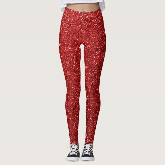 Leggings Crimson Sparkle Leging (Anverso)